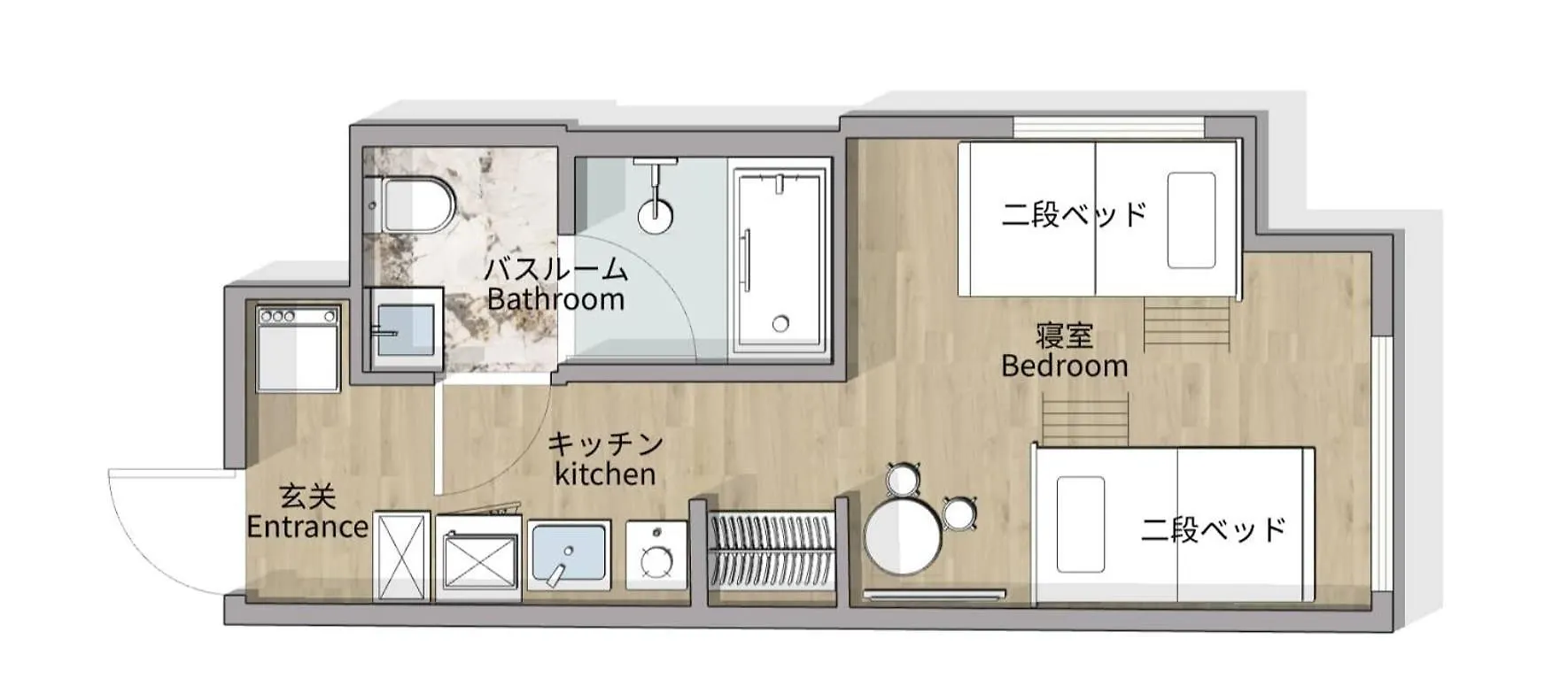 Triphome Nakano 2025 Bunk Bed Tokyo Japan